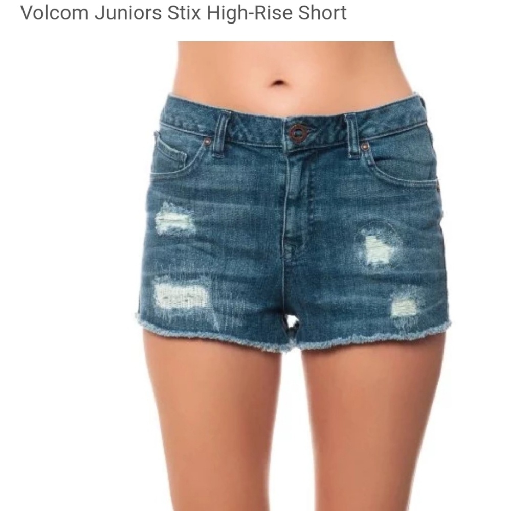 Sz 9 juniors  | volcom | the stix hi rise shorts